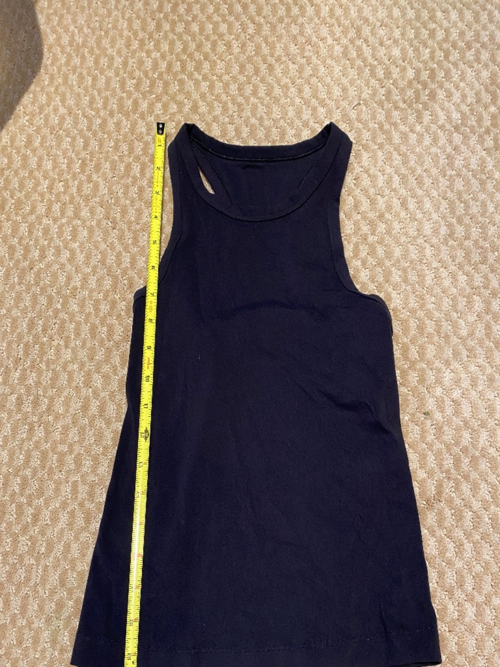 Lululemon Black Womens Tank Racer Back Athletic Pullover